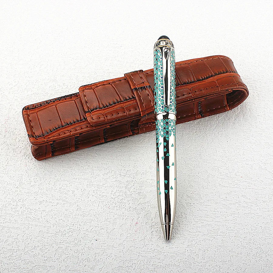 high quality Ballpoint Pen Metal Rollerball Pen Luxury Elegant Pens Replaceable Refill Writing School Office Supplies Stationery