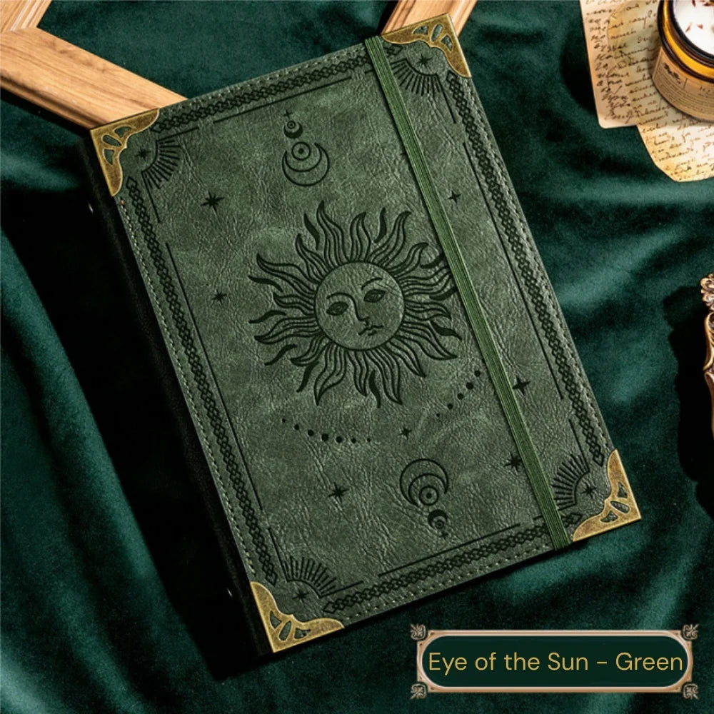Retro Loose-Leaf Magic Notebook Thick Paper Multi-Use Hand Account for Daily Planner Study Tree of Life Notebook Gift Idea