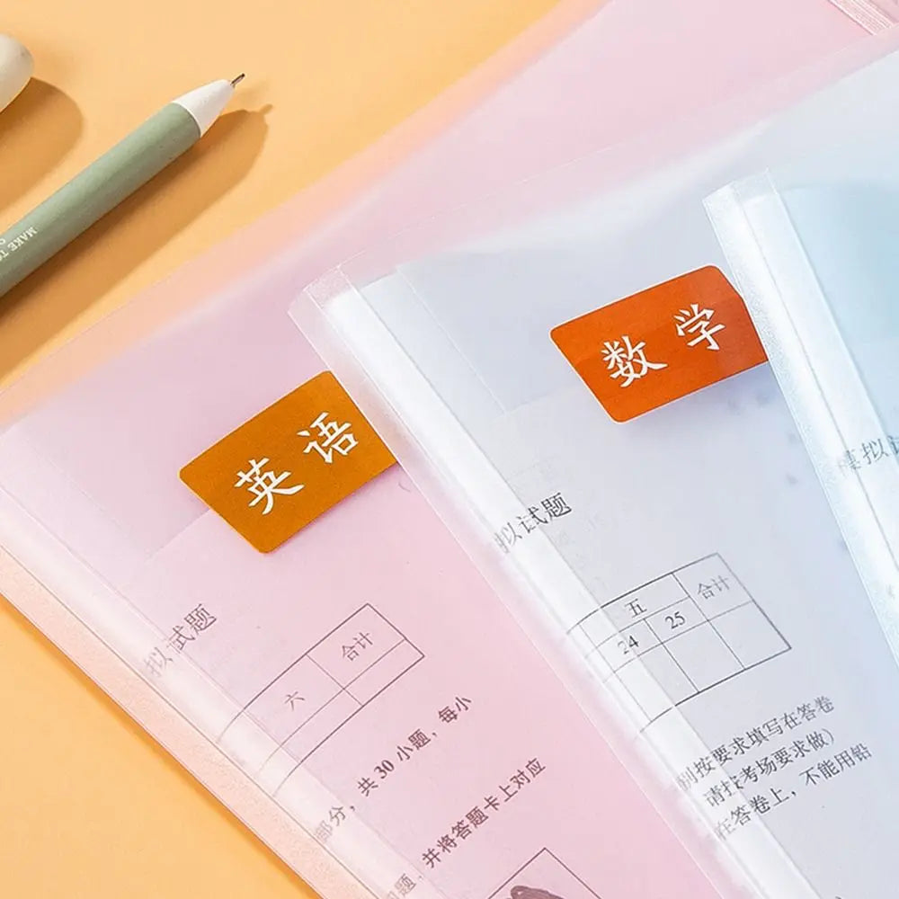 20 Pockets A3 File Folders Creatives Large Capacity Insert Page Test Paper Organizer Thickened Waterproof File Bag Students