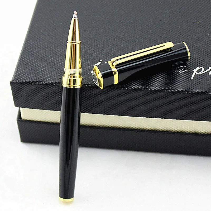 High Quality Brand Metal Rollerball Pen Luxury Ball Point Pens For Writing Office School Suppliers diamond Pen Stationery