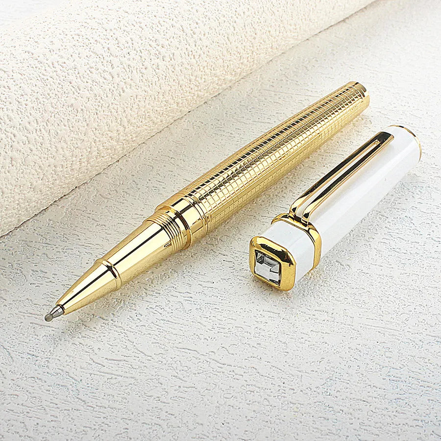 High Quality Brand Metal Rollerball Pen Luxury Ball Point Pens For Writing Office School Suppliers diamond Pen Stationery