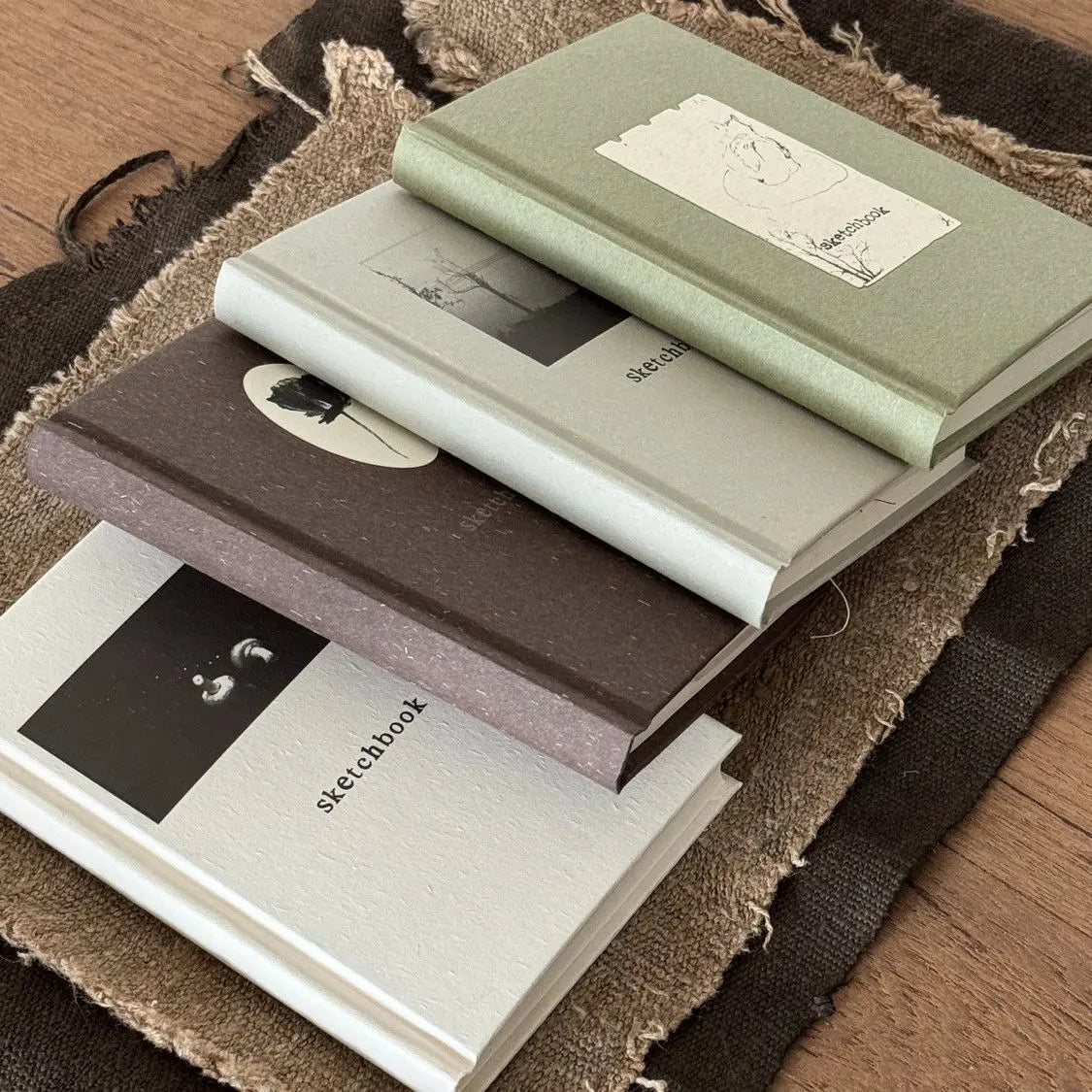 A6 Sketchbook Retro Pocket Notebook Student Thickened Blank Handbook Minimalist Notebook