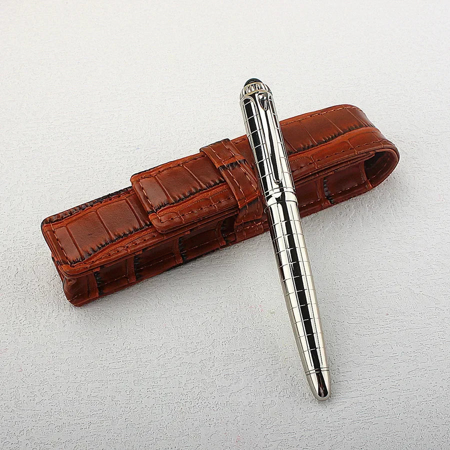high quality Ballpoint Pen Metal Rollerball Pen Luxury Elegant Pens Replaceable Refill Writing School Office Supplies Stationery