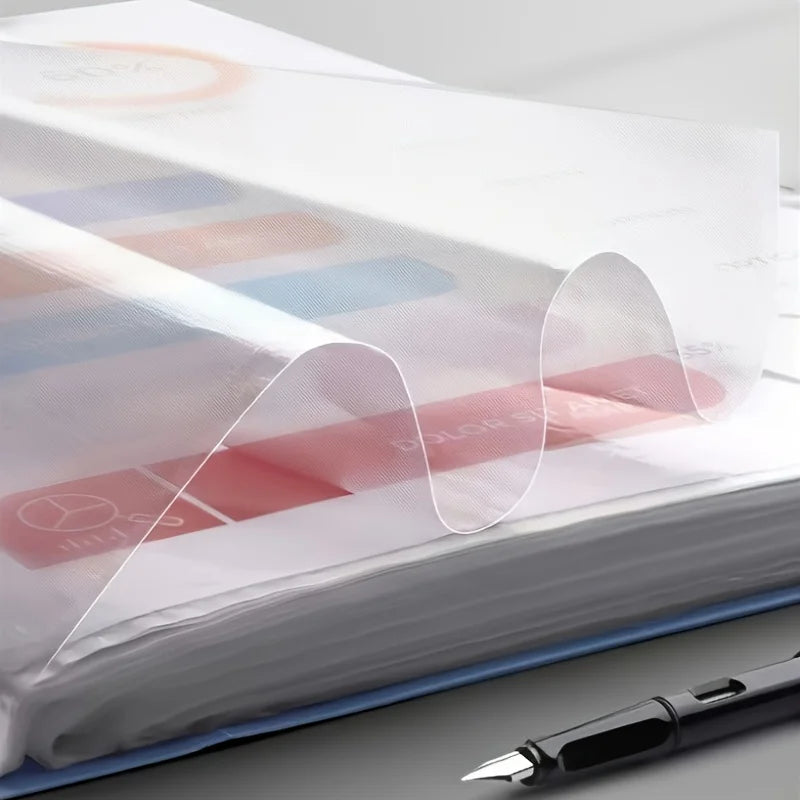 A4 File Folder,Ideal for Storing and Organizing,High Transparency Waterproof,Perfect for Home,School,and Office Document Storage