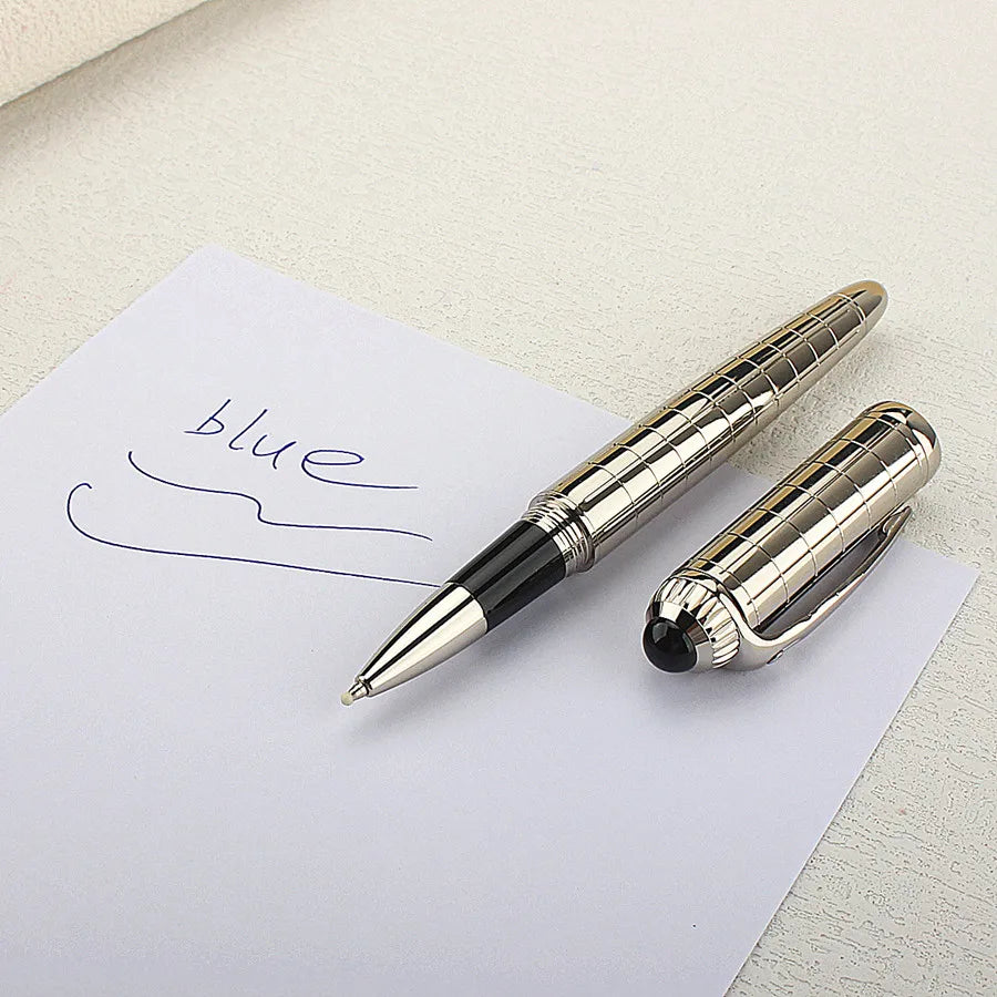 high quality Ballpoint Pen Metal Rollerball Pen Luxury Elegant Pens Replaceable Refill Writing School Office Supplies Stationery