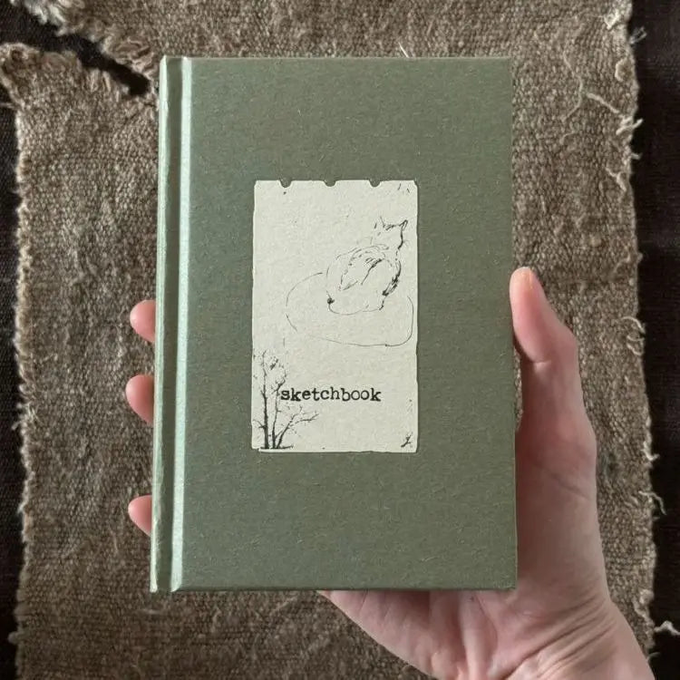 A6 Sketchbook Retro Pocket Notebook Student Thickened Blank Handbook Minimalist Notebook