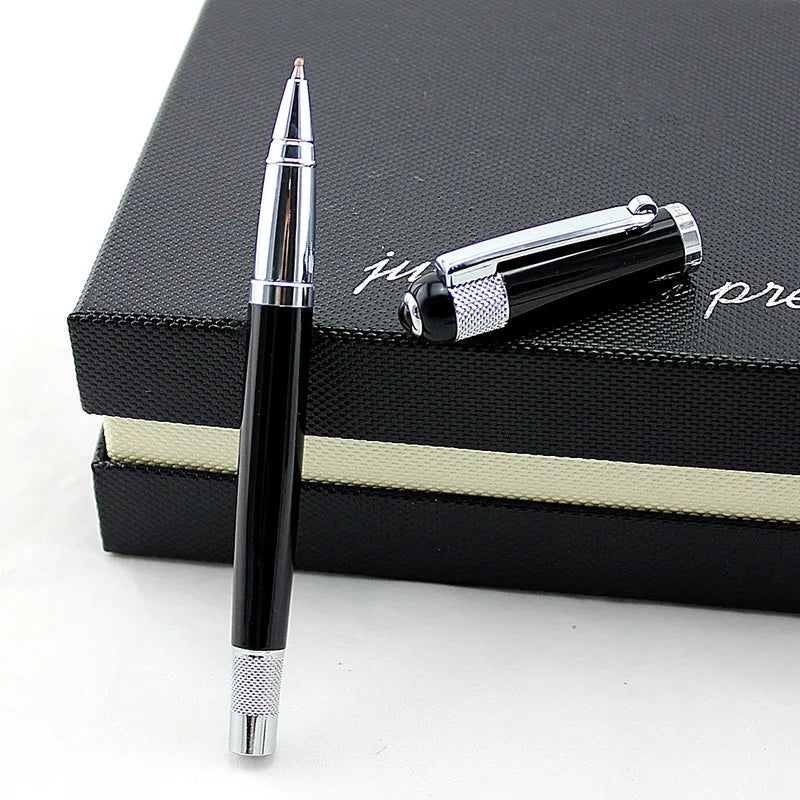luxury Rollerball Pen 0.5mm black refill  Office Students ballpoint pen/Metal ball pen/gel pens Gift box