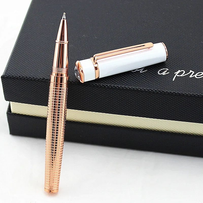 High Quality Brand Metal Rollerball Pen Luxury Ball Point Pens For Writing Office School Suppliers diamond Pen Stationery