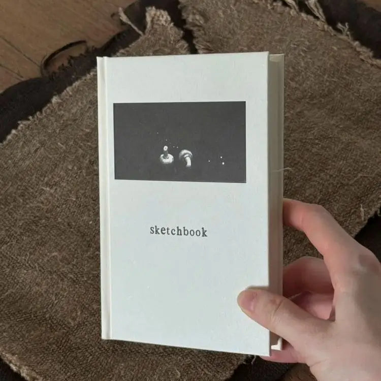 A6 Sketchbook Retro Pocket Notebook Student Thickened Blank Handbook Minimalist Notebook