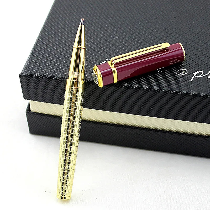 High Quality Brand Metal Rollerball Pen Luxury Ball Point Pens For Writing Office School Suppliers diamond Pen Stationery