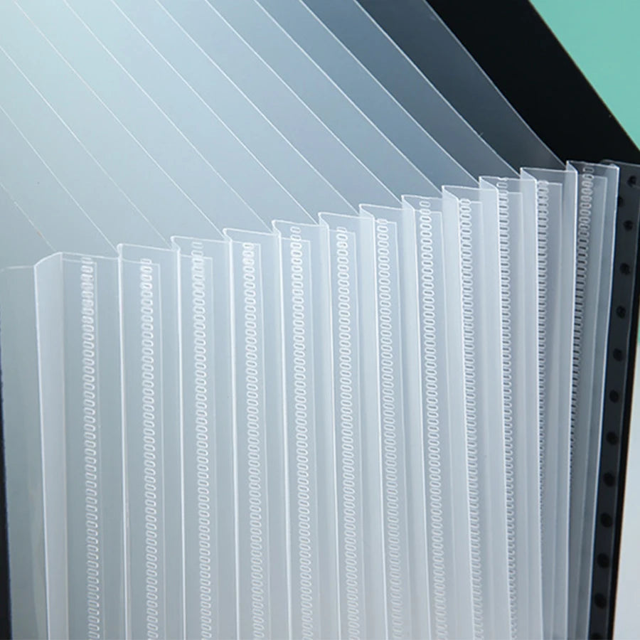 1pc Vertical Portable Folder, Expandable Organ Bag, Multi-layer Student Specific Paper Organizer, Office Files Available