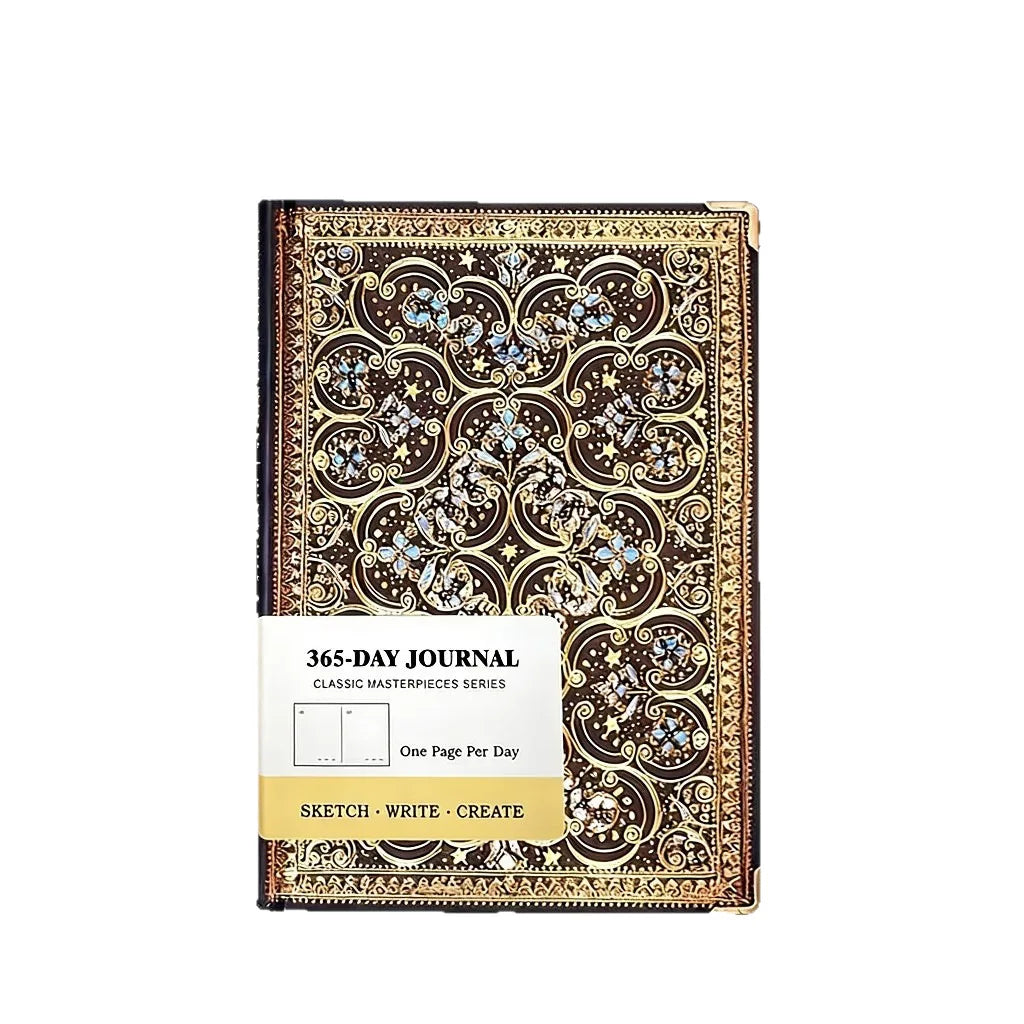 Medieval Retro Carved Notebook, Hardcover Journal, Portable Travel Diary for Writing and Drawing
