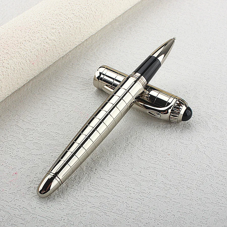 high quality Ballpoint Pen Metal Rollerball Pen Luxury Elegant Pens Replaceable Refill Writing School Office Supplies Stationery