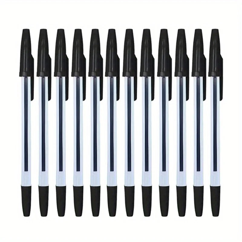 12pcs/Mix Quick-Dry Gel Pens, with Removable Cap, Medium Tip, Smooth Writing Experience, Ideal for Office and Use