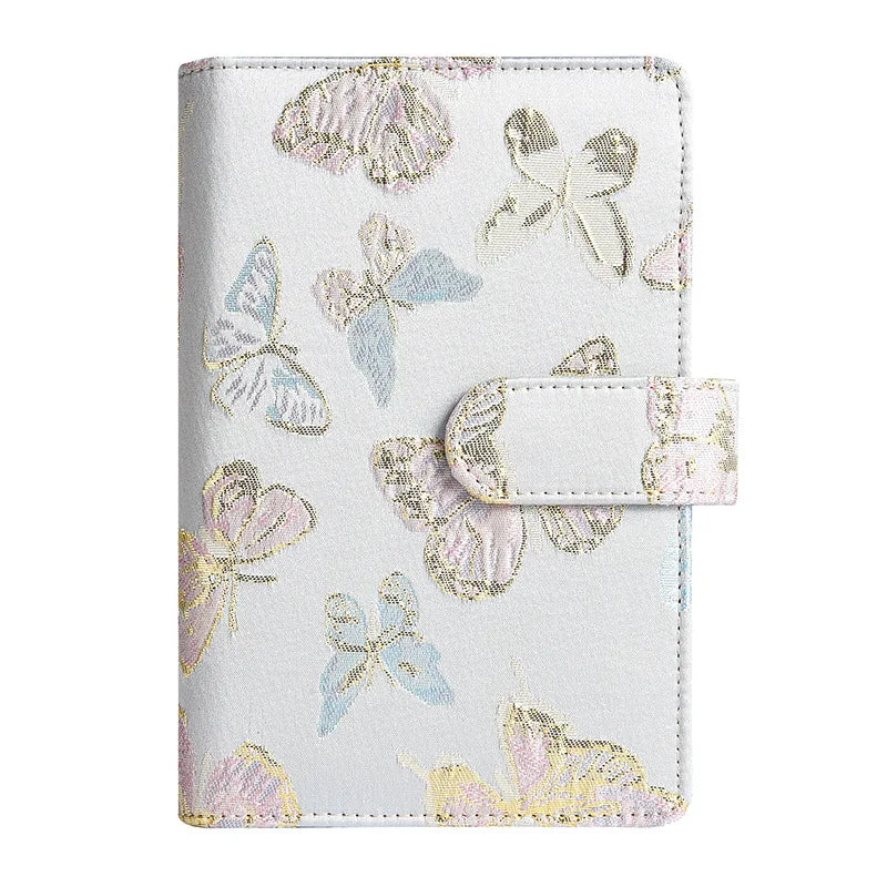 A6 Fresh Embossed DIY Binder Notebook Cover Diary Agenda Planner Paper Cover School Stationery