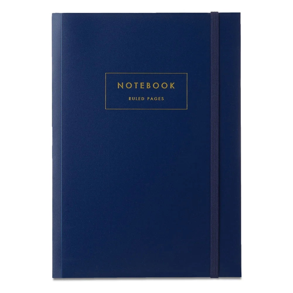 Durable Poly Notebook 7x9.87 Inch 80 Ruled Pages Flexible Cover Compact Size Ideal Travel School Office Doodles