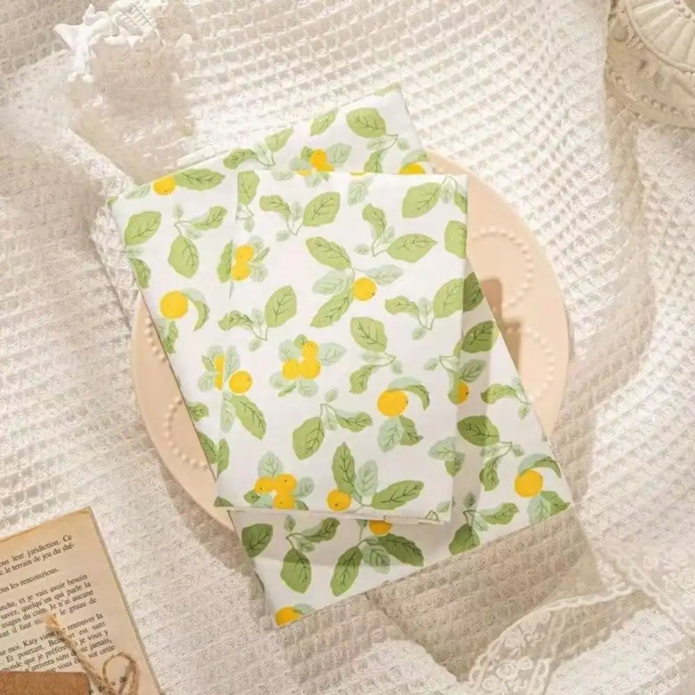 A5 A6 Orange Leaves Notebook Cover Planner Case Cover Protective Shell Journal Cover Protector Office Stationery Supplies